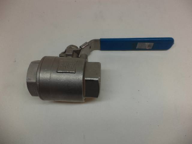 NEW FNW STAINLESS STEEL 1 1/2" BALL VALVE CF8M 1000WOG