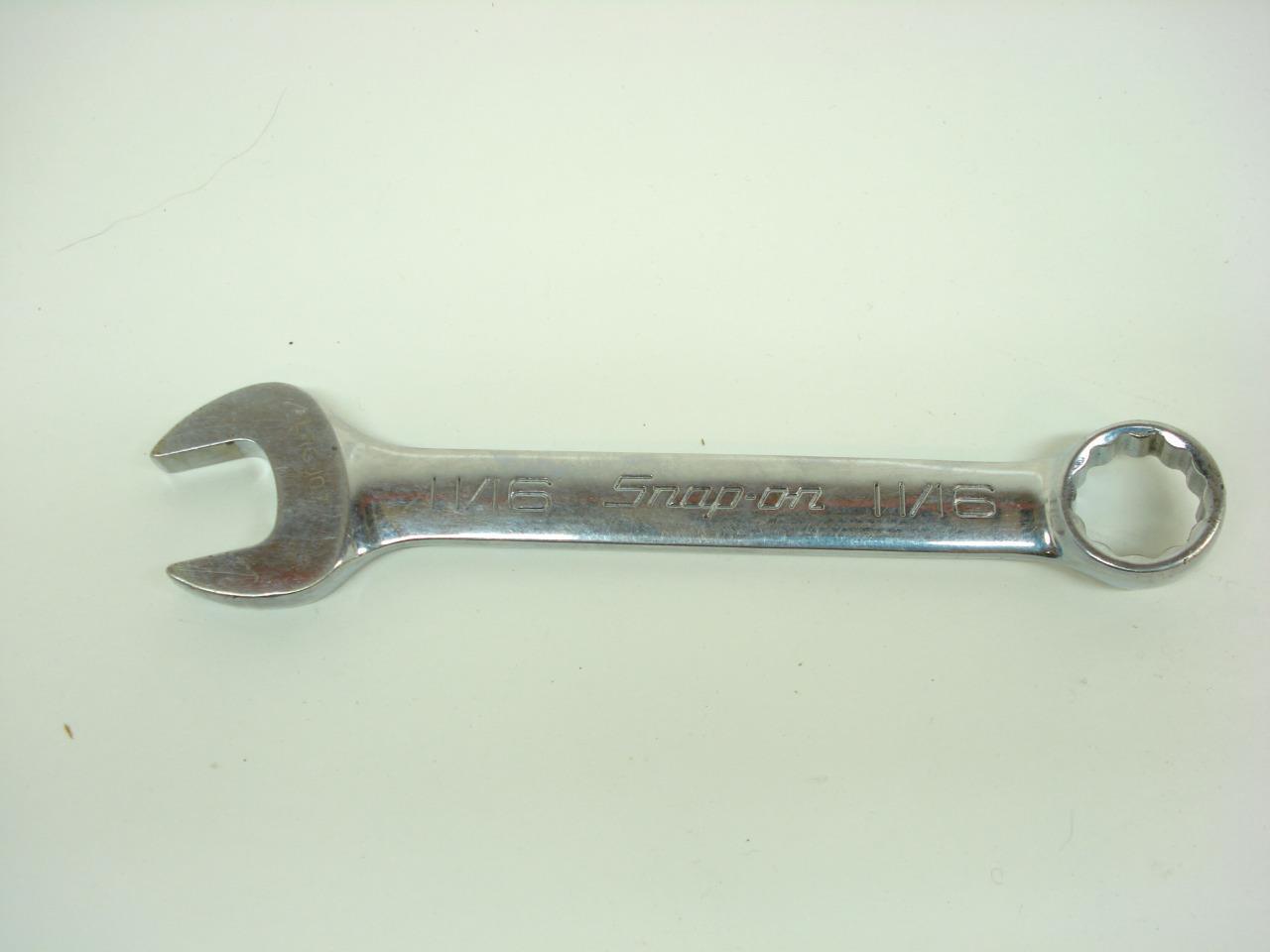 SNAP ON OEX220B 11/16" 12-POINT SHORT COMBINATION WRENCH R22T4