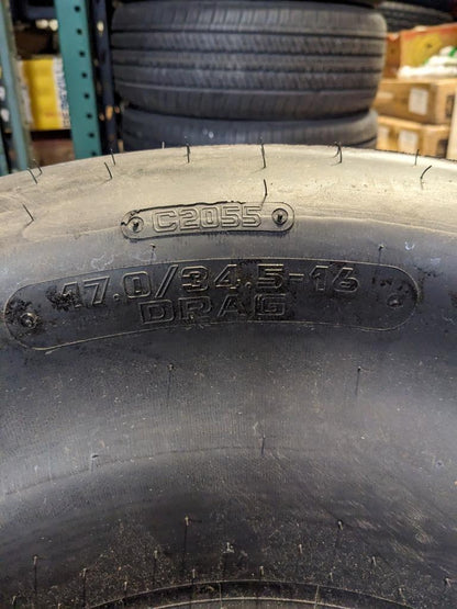 2 HOOSIER DRAG RACING SLICK C2055 17.0 34.5 16 TIRES 18780C2055-115-½ CQ2