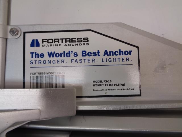FORTRESS 10 LB. ANCHOR FOR 33-38' BOATS FX-16 I1