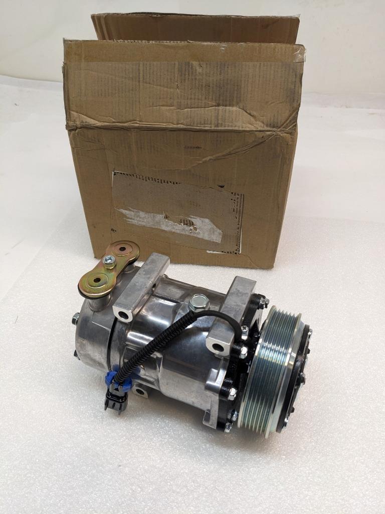 7H15 AC COMPRESSOR 77595 W/ 6 GROOVE CLUTCH FOR PETERBILT KENWORTH TRUCKS NEW R1