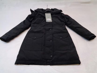 CANADA GOOSE WOMEN'S SIZE XS/TP BLACK TRILLIUM PARKA JACKET 6660W SR