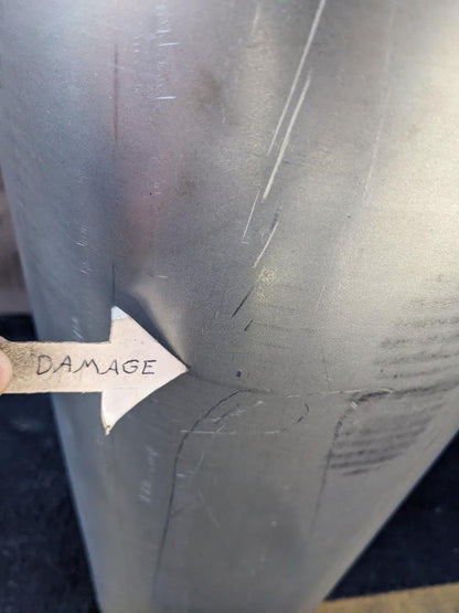 UNBRANDED EXHAUST MUFFLER 50-5/8" OVERALL LENGTH 5" INLET 12/23 NEW B2