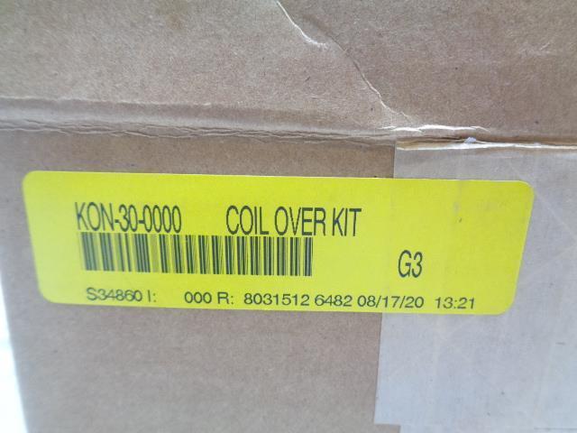 2 KONI SHOCKS 30 0000 2.5" THREADED SPRING PERCH SLEEVE COIL-OVER KIT NEW R8