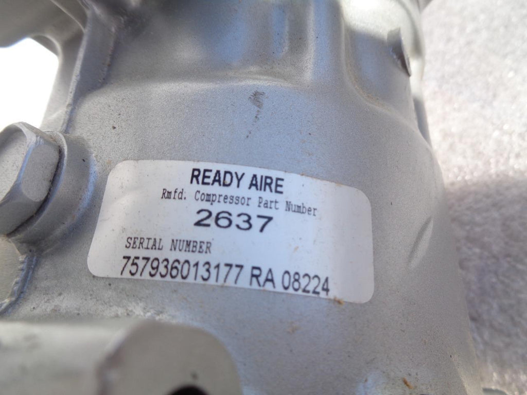 REMANUFACTURED READY AIRE 2637 AC COMPRESSOR FITS 1998-2002 MAZDA 626 2.0L R1