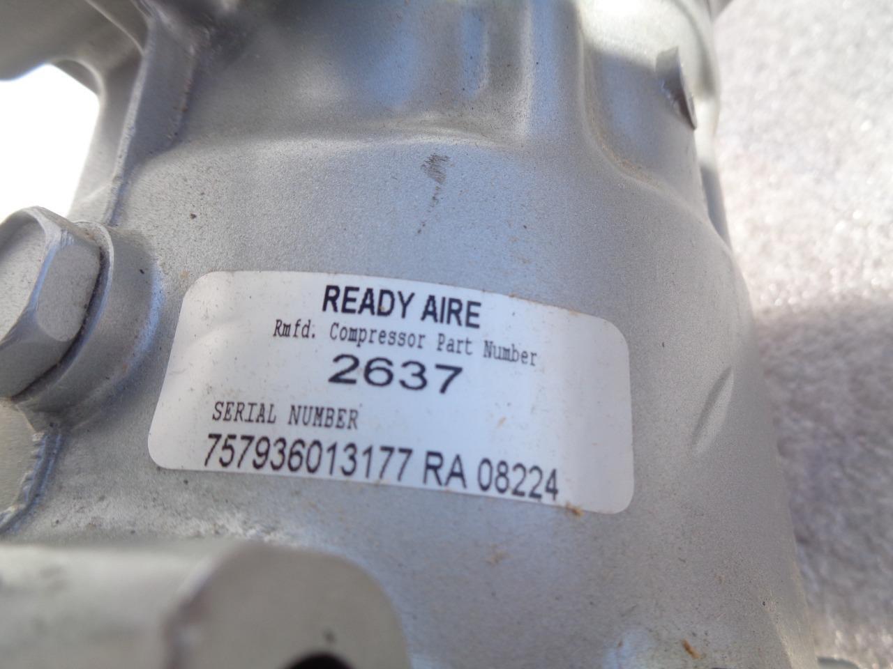 REMANUFACTURED READY AIRE 2637 AC COMPRESSOR FITS 1998-2002 MAZDA 626 2.0L R1