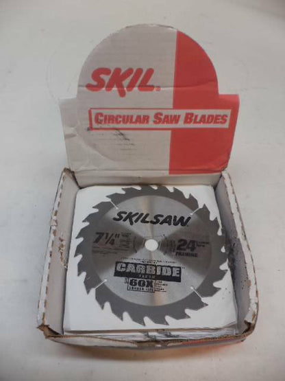 SKIL  7-1/4" 24 Tooth Carbide Tipped Saw Blades 25 PACK 75724B25 SP1T2
