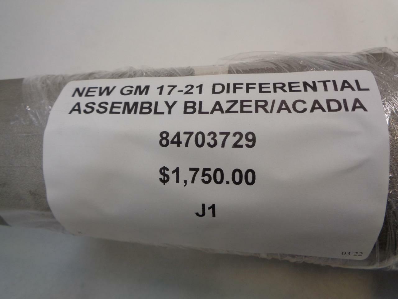 NEW GM 2017-21 DIFFERENTIAL ASSEMBLY FOR BLAZER/ACADIA 84703729 BSRG5