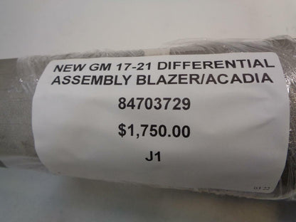 NEW GM 2017-21 DIFFERENTIAL ASSEMBLY FOR BLAZER/ACADIA 84703729 BSRG5