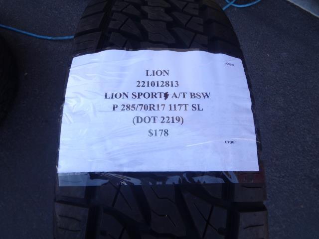 LION LION SPORT A/T BSW P 285 70 17 117T SL ALL TERRAIN TIRE 221012813