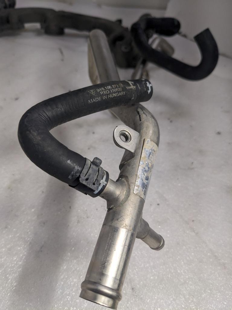 PORSCHE CAYENNE 4.5L VALVE HOUSING WITH PIPES MOUNTED 9481061514R USED R25