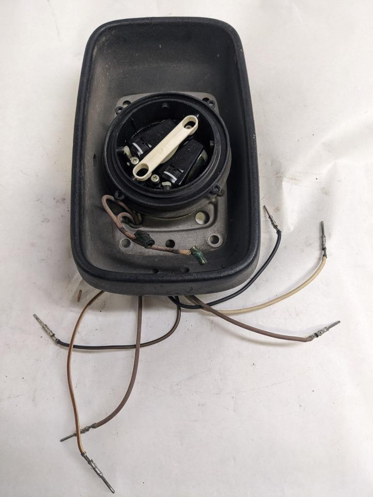 PORSCHE 944 INCOMPLETE EXTERIOR DOOR SIDE MIRROR FRAME 94473104101 #3 USED R25