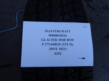 MASTERCRAFT GLACIER MSW BSW P 275 60 20 115T SL SNOW WINTER TIRE 90000038261