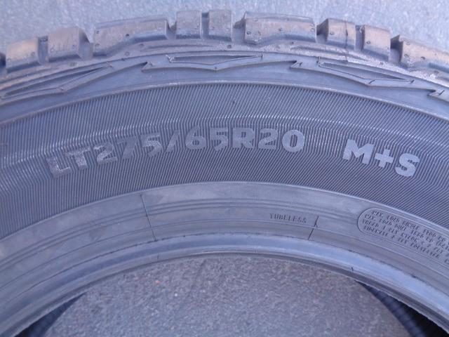 1 NEW BIG O TIRES BIG FOOT A/T 275 65 20 126/123S LRE TIRE 2756520 SU16