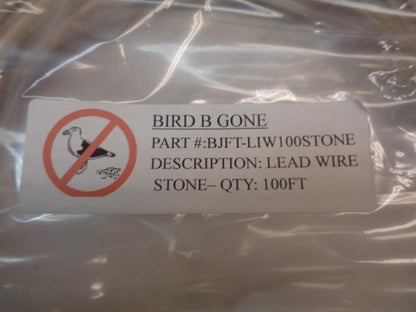 Bird B Gone Lead Wire Stone 100' Coils BJFT-LIW100STONE NEW R27