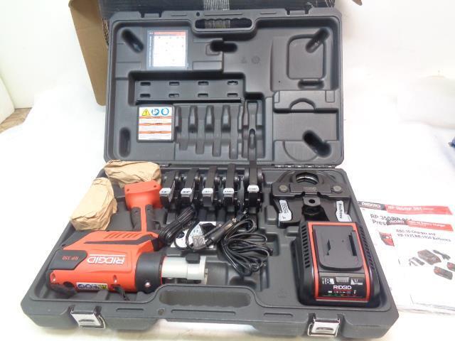 RIDGID RP 350 PRESS TOOL BATTERY KIT 67053 WITH 1/2" TO 2" PROPRESS JAWS NEW R35