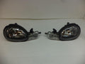 00-02 Dodge Neon Euro Style Crystal Headlights + Bumper Lens - Black H5LP