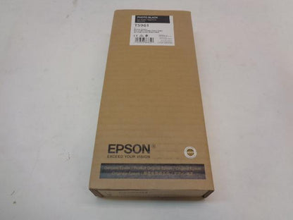NEW EPSON PHOTO BLACK ULTRACHROME HDR INK CARTRIDGE 350ML T596100 SR