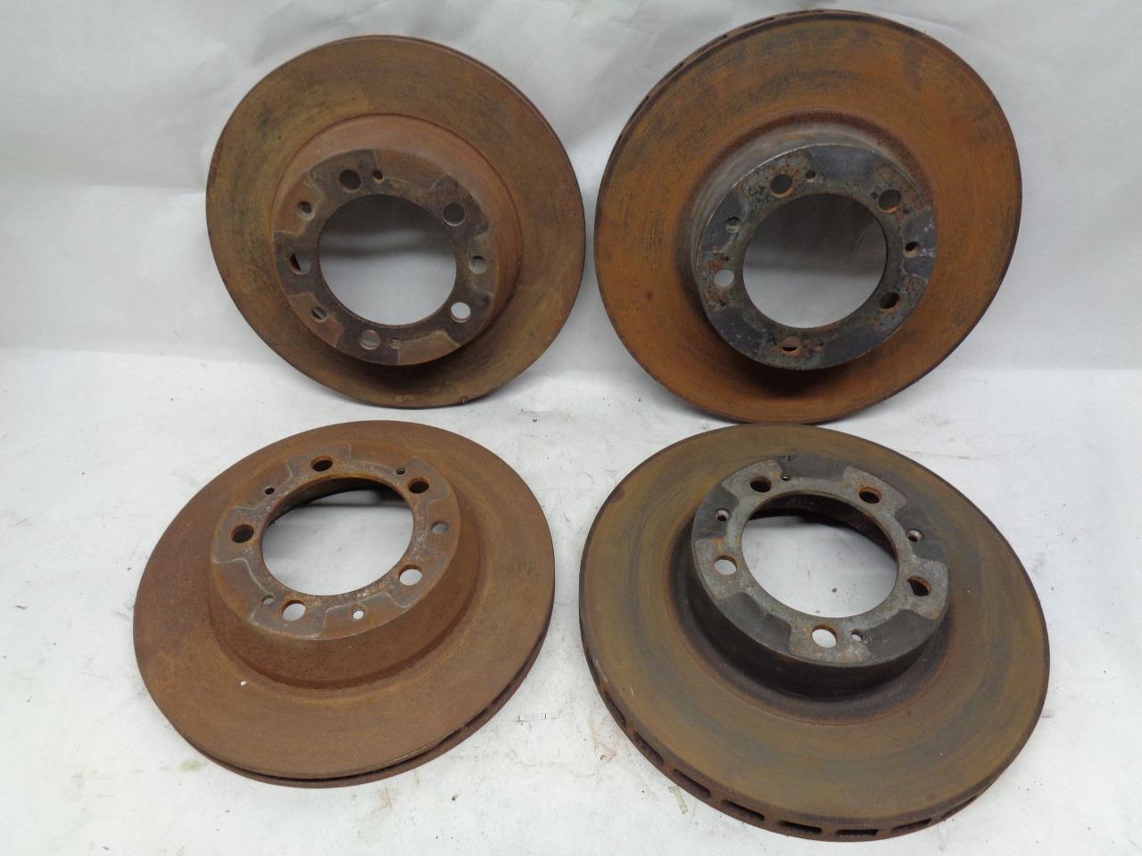 FULL SET USED GENUINE PORSCHE 928 92-95 DISC BRAKE ROTORS 928 351 045 01