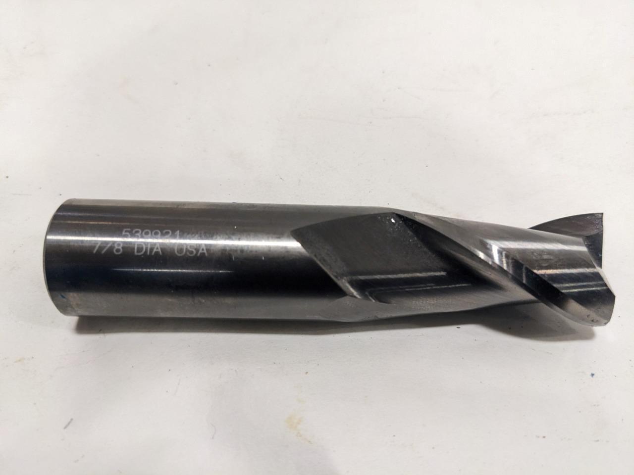 ATRAX 7/8"X 7/8"X1-1/2"X4" 2 FLUTE SOLID CARBIDE SQUARE END MILL 85299568 R22T5