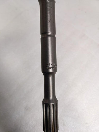 UNBRANDED 1" X 23" CARBIDE-TIPPED DRILL BIT 4-CUTTER 12-SPLINE SHAFT NEW D0