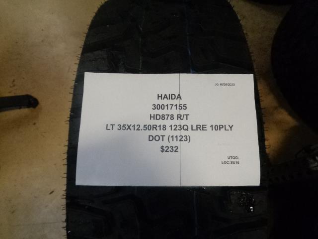 HAIDA HD878 R/T LT 35 12.50 18 123Q LRE 10PLY TIRE 30017155 BQ4