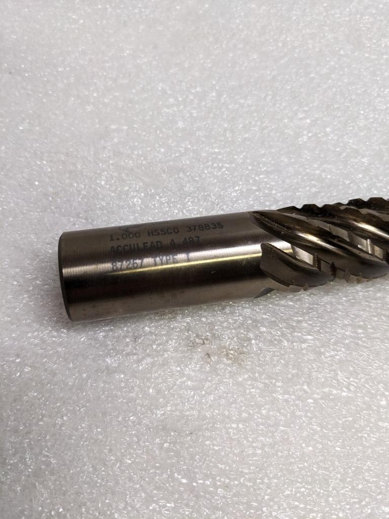MELIN CC-3232-A-TIN COBALT END MILL 1X1 6F SE CC NEW R22T5