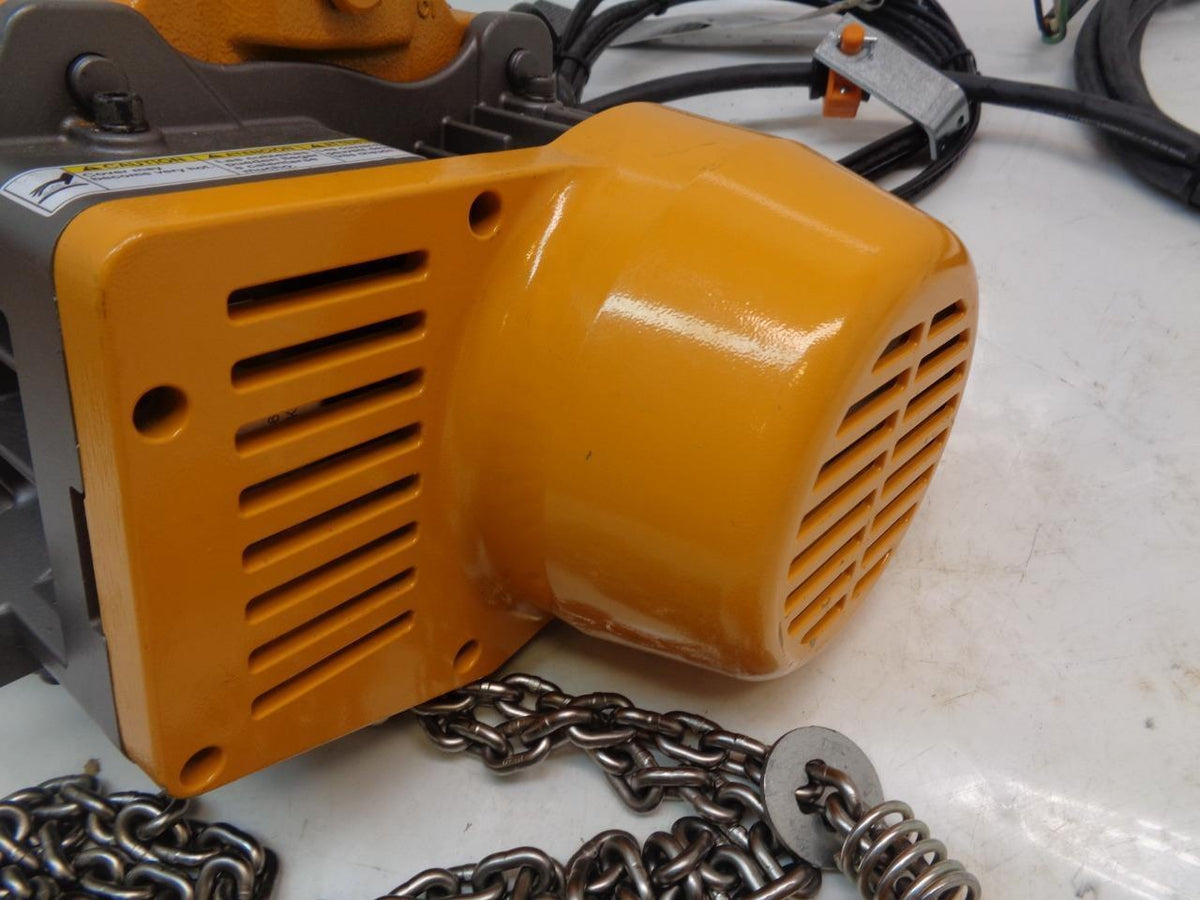 HARRINGTON 1/2 TON ELECTRIC CHAIN HOIST EQ1A-71SY1037 NEW H1