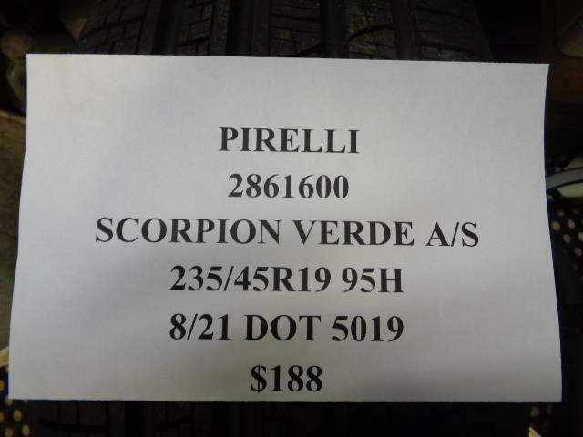 4 NEW PIRELLI SCORPION VERDE AS 235 45 R19 95H TIRE 2861600
