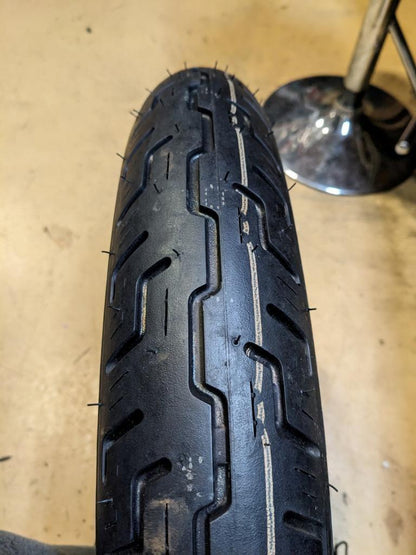 DUNLOP D401 HARLEY DAVIDSON WWW 100 90 19 57H FRONT MOTORCYCLE TIRE 45064215 CQ3