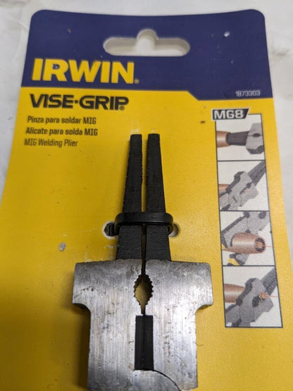 IRWIN TOOLS MIG WELDING PLIERS WITH DIP SLEEVE 8"200MM 1873303 PACK OF 5 NEW R29