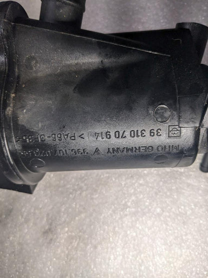 PORSCHE OIL SEPERATOR CRANKCASE VENT VALVE W TUBE 99610702355 USED 996BGL