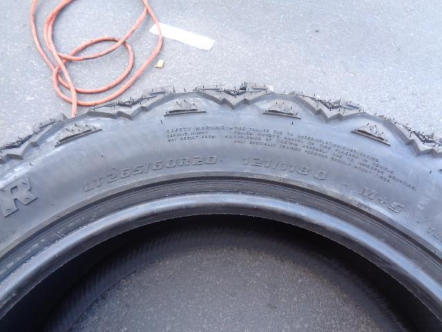 DELIUM TERRA RAIDER M/T LT 265 60 20 121/118Q LRE 10PLY TIRE D236620 AQ4