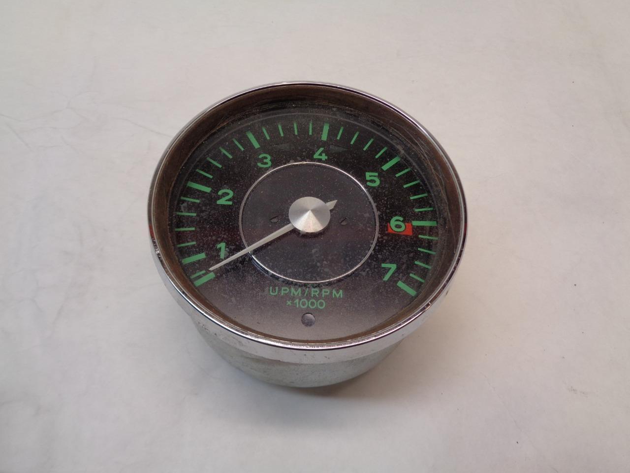 GENUINE PORSCHE 65-69 912 VDO GREEN RPM TACHOMETER 90274130201 R23TE