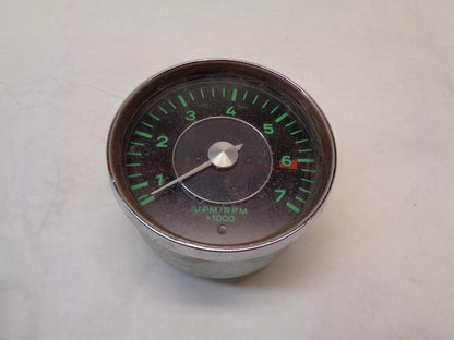GENUINE PORSCHE 65-69 912 VDO GREEN RPM TACHOMETER 90274130201 R23TE