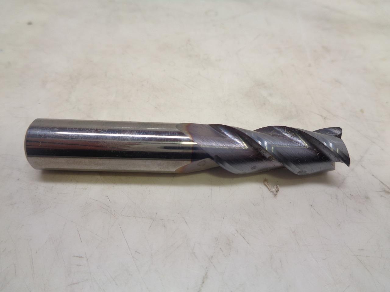 NEW PRODUCTIVE CUTTING TOOLS 62235 CARBIDE END MILL 1/2"x1-1/4" 3 FLUTE R22T6BM