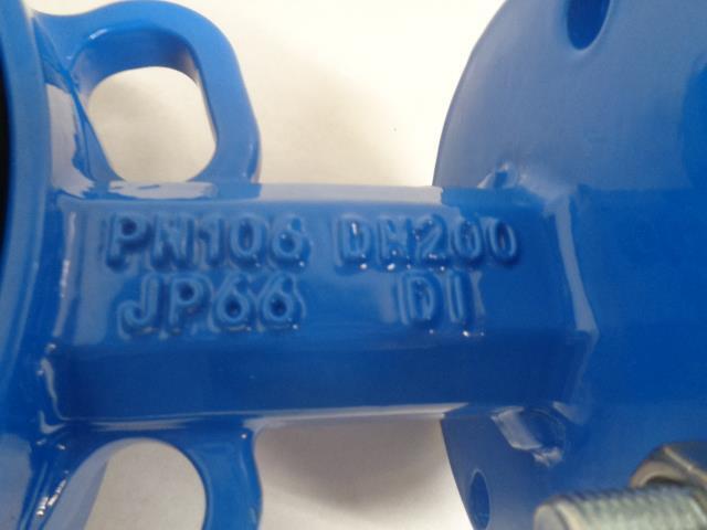 NEW PRATT 8" DI BUTTERFLY VALVE BF-8681 RUBBER SEATED STAINLESS STEEL DISC R18