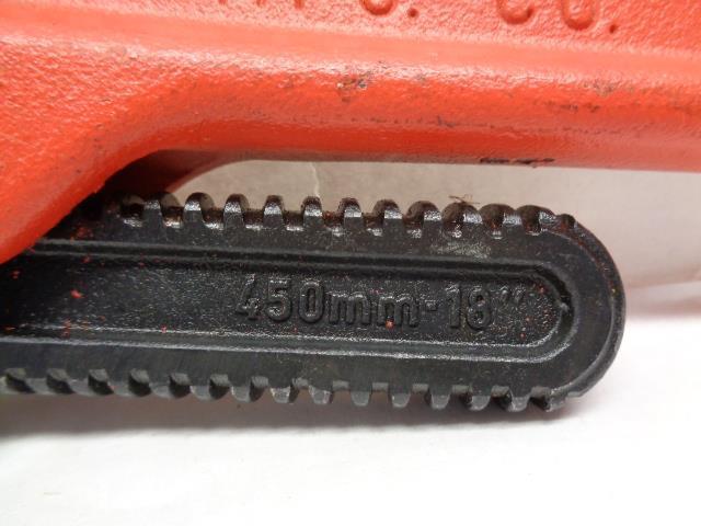 NEW REED 18" HEAVY DUTY PIPE WRENCH 1/4"-2 1/2" CAPACITY RW18 R22