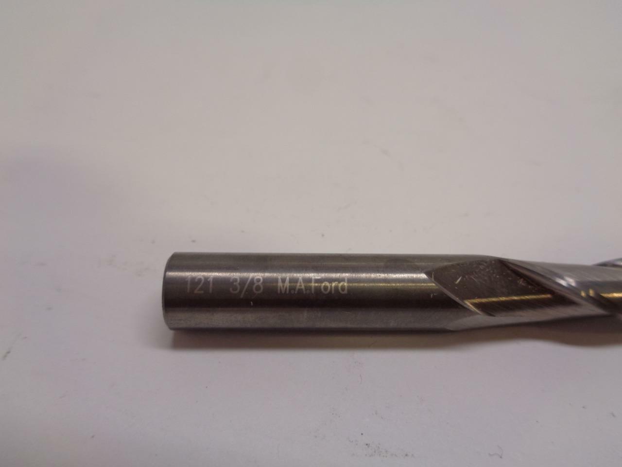 M.A. FORD 121375000 3/" DIA. X 3/8" SHANK X 7/8" LOC X 2-1/2" OAL END MILL EMCBS