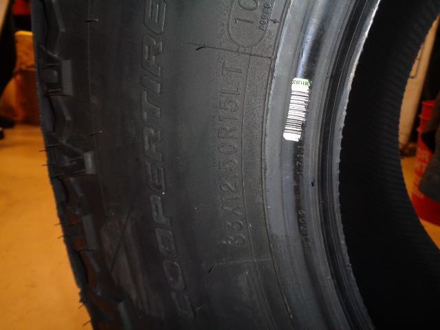 COOPER EVOLUTION M/T RWL LT 33 12.50 15 108Q LRC 6PLY TIRE 170167035 CQ1