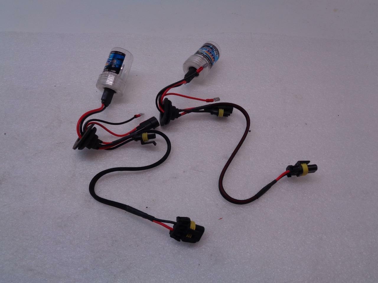 NEW XENON SUPER VISION HID HEAD LAMP PINK CONVERSION KIT H3 10000K