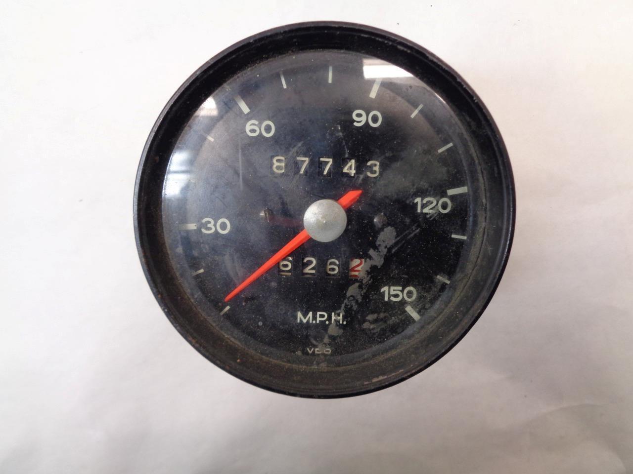 GENUINE PORSCHE 65-69 912 VDO 150 MPH SPEEDOMETER 90274110213 R23TE