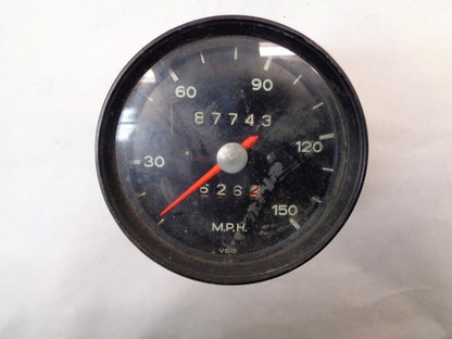 GENUINE PORSCHE 65-69 912 VDO 150 MPH SPEEDOMETER 90274110213 R23TE