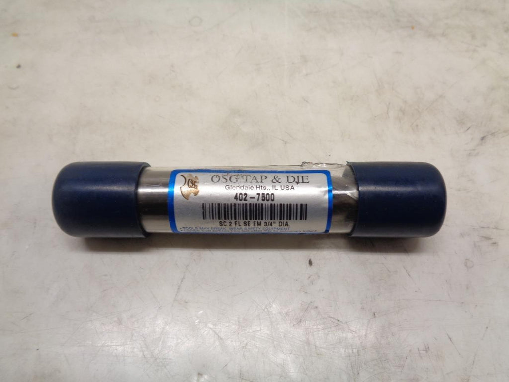 NEW OSG 402-7500 CARBIDE END MILL 3/4"x1-1/2" 2 FLUTE R22T6BE