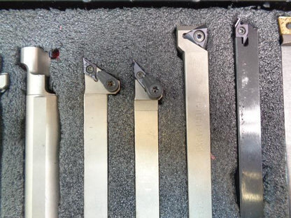 TUNGALOY J-SERIES SWISS TOOL KIT FOR TURNING AND GROOVING NEW R35
