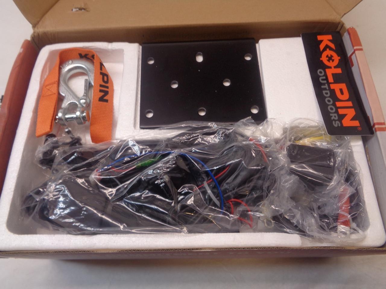 1 NEW KOLPIN 4500LB SYNTHETIC ROPE WINCH 25-9455 R16