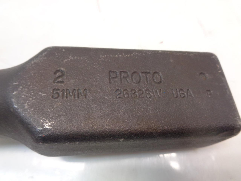 NEW PROTO 2" 12 POINT HEAVY-DUTY OFFSET STRIKING WRENCH 2632SW R22T7