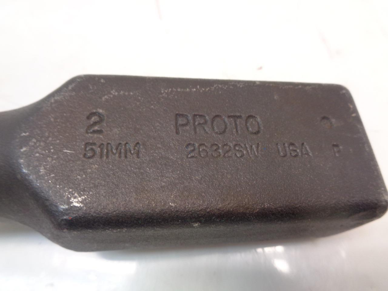 NEW PROTO 2" 12 POINT HEAVY-DUTY OFFSET STRIKING WRENCH 2632SW R22T7