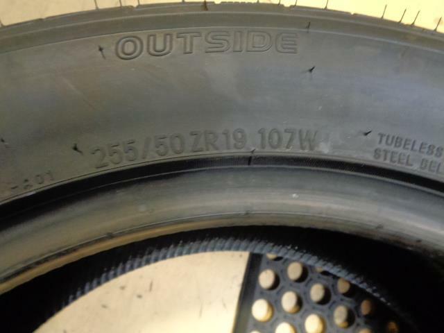 1 NEW NITTO MOTIVO 255 50 19 107W TIRES 210380