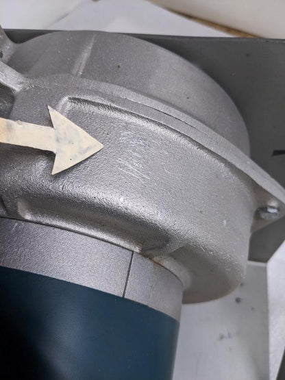 CINCINNATI FAN F-6-C/T1 FUME EXHAUSTER 1-1/2HP 3450RPM CAST ALUM 115V NEW B2